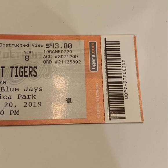 Toronto Blue Jays Vladimir Guerrero First Grand Slam Ticket July 2019 - Picture 5 of 5